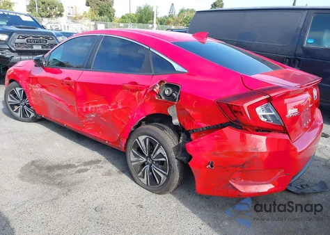 2017 Honda Civic Ex-L from USA, damaged, VIN 2HGFC1F72HH642241